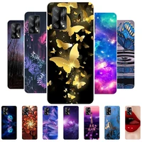 case for oppo a74 4g case butterfly soft silicone back cover for oppo a74 cph2219 phone covers for oppo a 74 capa shell 6 43inch
