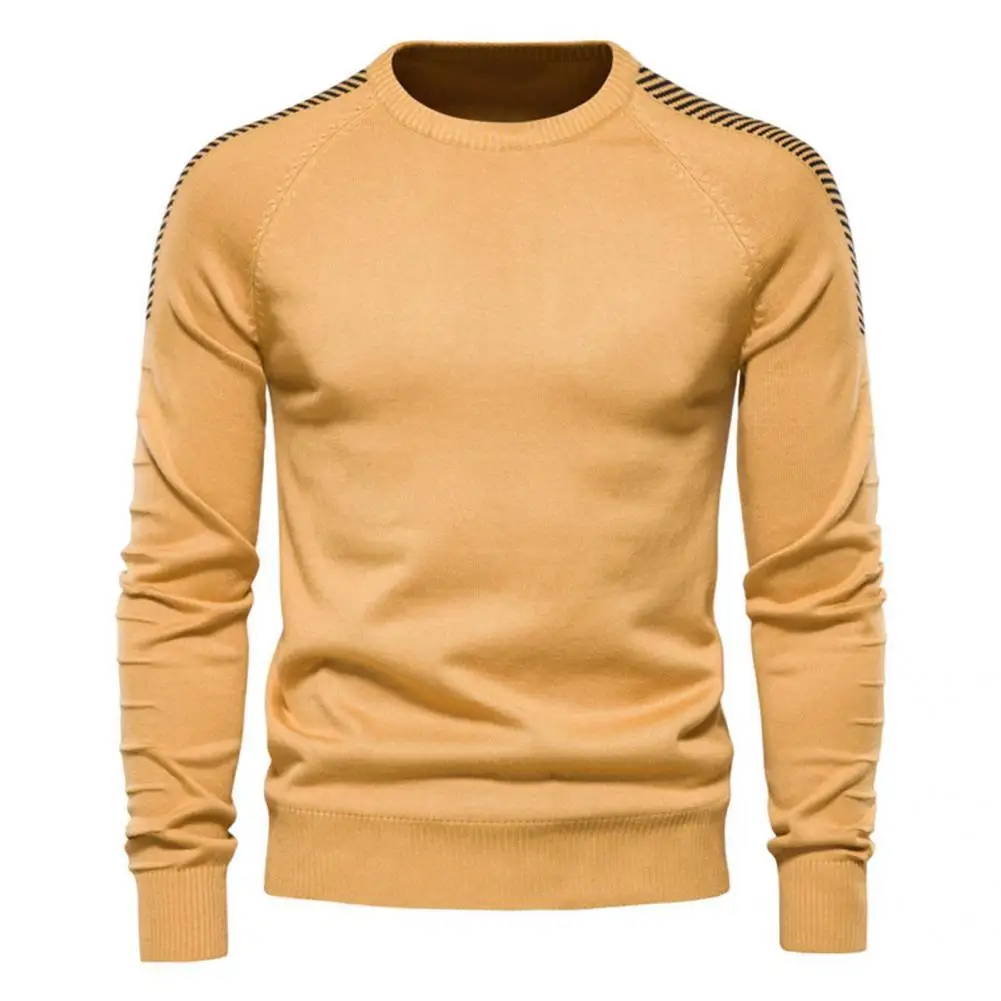 

Clothes Fabulous Casual Men Sweater Long Sleeve Spring Sweater Soft for Home