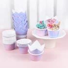 1030 шт., Бумажные Формочки для кексов, формы для выпечки маффинов, десертов, вечеринок, свадеб, дней рождения, Baby Shower, Детские сувениры (градиентные цвета)