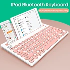 Портативная беспроводная клавиатура Bluetooth для IPadIPhoneMacbook, планшетный ПК, мини-клавиатура для Android IOS Windows, домашнего офиса