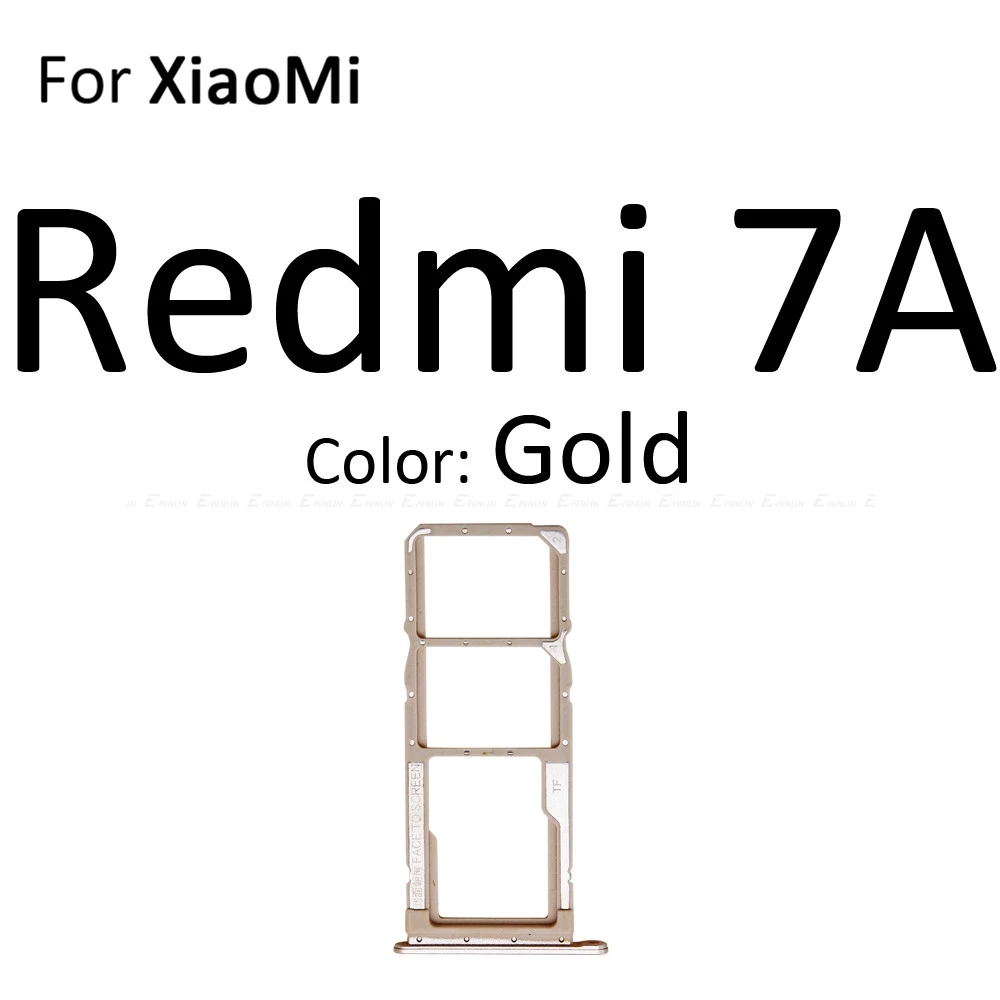 Для XiaoMi Redmi S2 7A 6A Micro SD Держатель для карт разъем контейнер лоток сим-карты Гнездо