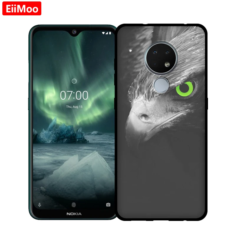 Силиконовый чехол EiiMoo для Nokia 6 2 7 с милым мультяшным принтом мягкий накладка из