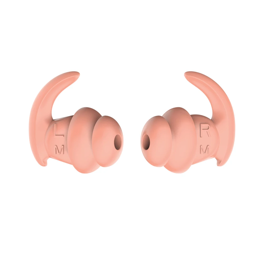 

New Silicone Sleeping Noise Reduction Earplugs Silicone Waterproof Swimming Earplugs Large Size
