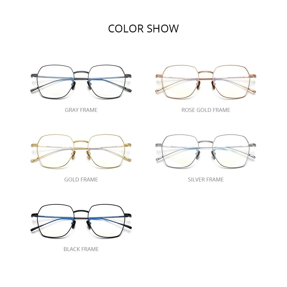 

Vintage Titanium Glasses Unisex Prescription Myopia Eyeglasses Frame Ultralight Clear Lens Optical Eyewear Women Men Spectacles