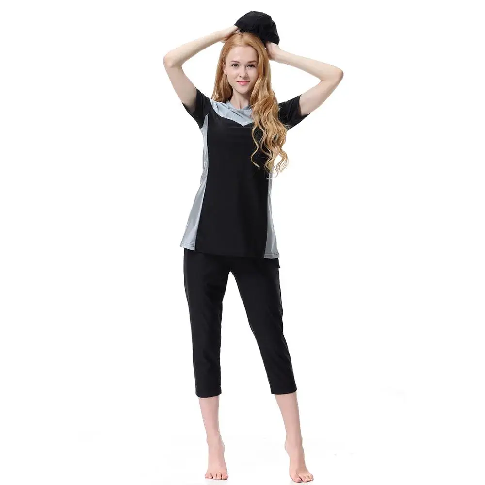 Ислам ic купальник Буркини для женщин и девочек Мусульманский полное покрытие