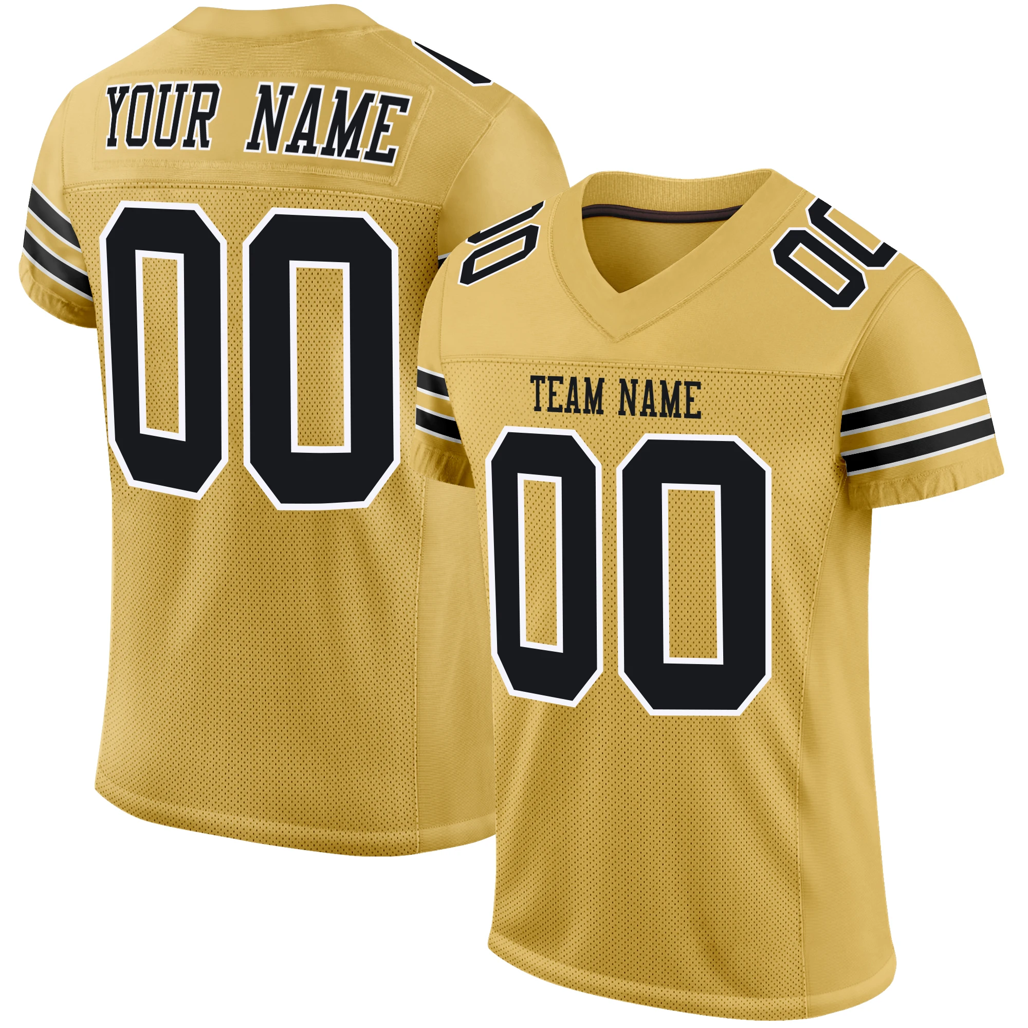 Sublimation Custom Rugby Jersey Printing Team Name Number Mesh Breathable American Football Jersey For Men/Kids Football Shirt