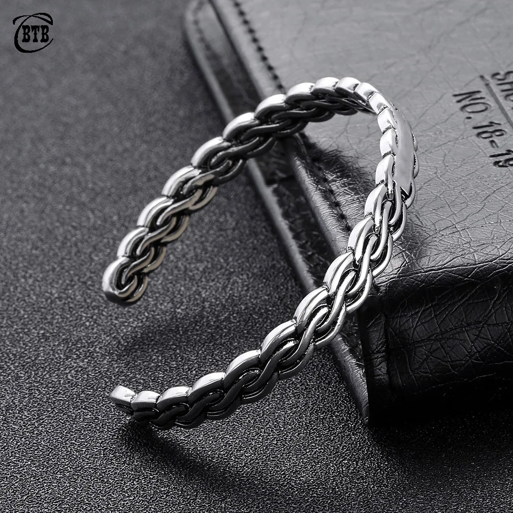 Стильный браслет в форме пшеницы для мужчин и женщин Браслет манжета Будды ретро