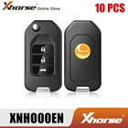 Беспроводной универсальный пульт дистанционного управления XHORSE XNHO00EN с 3 кнопками для Honda английская версия 10 шт.лот