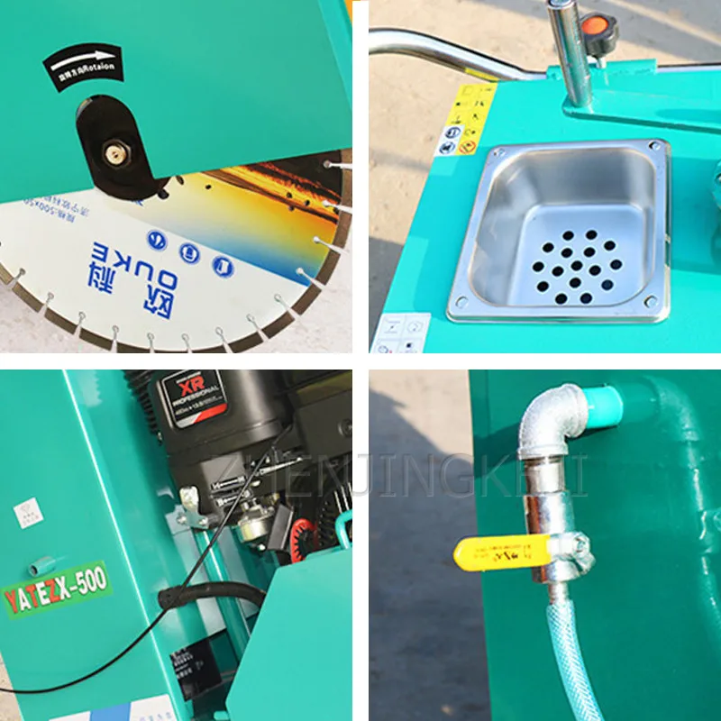 

Road Cutting Machine 3600W Small Electric Diesel Land Cutting Tools For Cement Concrete Floor Gasoline Road Cutting Equipment