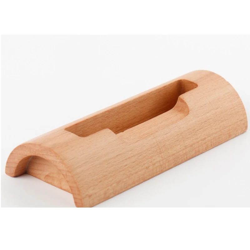 

Wooden Business Card Holder Professional Desk Accessories Business Card Case Holder Protective Cover Office Notepad