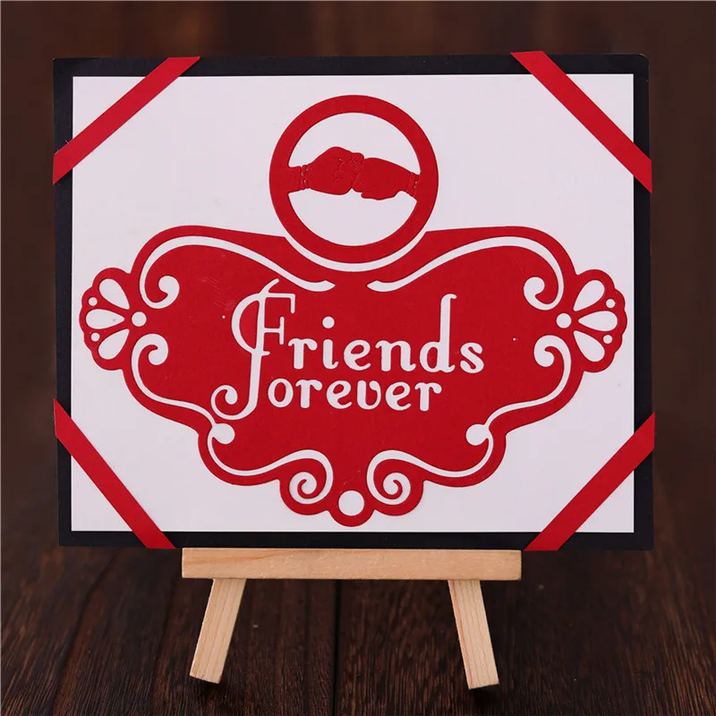 Трафареты YaMinSanNio Friends Forever металлические режущие штампы в рамке для изготовления