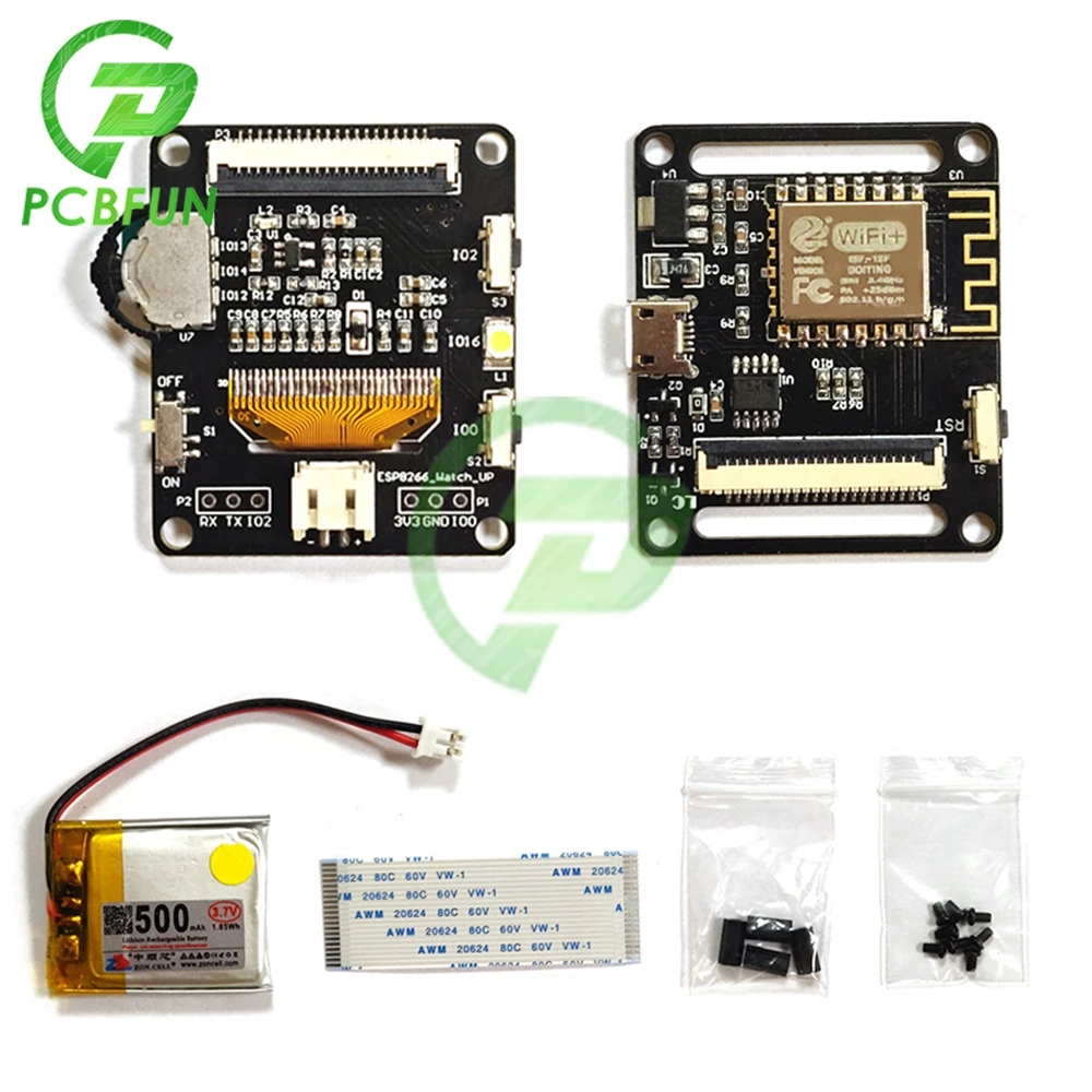 Новинка Лидер продаж OLED Дисплей Wi-Fi Deauther комплект часов ESP8266 WiFi Watch