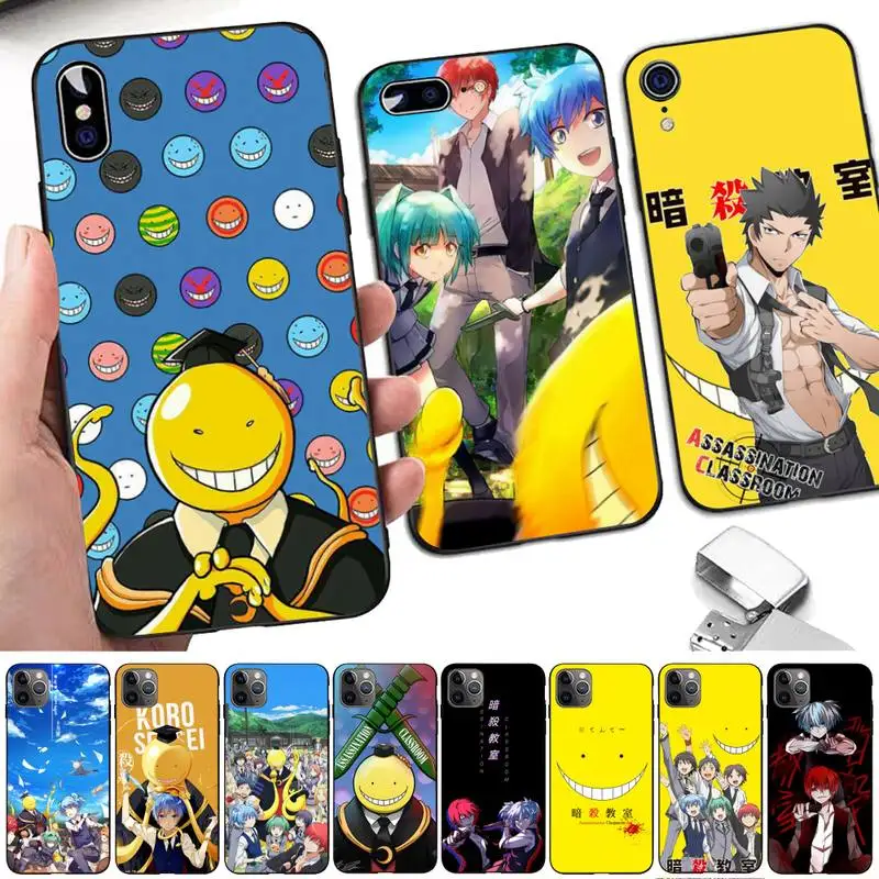 

Assassination Classroom Anime Phone Case for iphone 13 11 12 pro XS MAX 8 7 6 6S Plus X 5S SE 2020 XR case