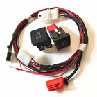 Комплект TPMS TUKE, переключатель давления в шинах + ESP OFF ASR, противоскользящий переключатель и кабель для VW Jetta Golf 1KD927117 56D927121