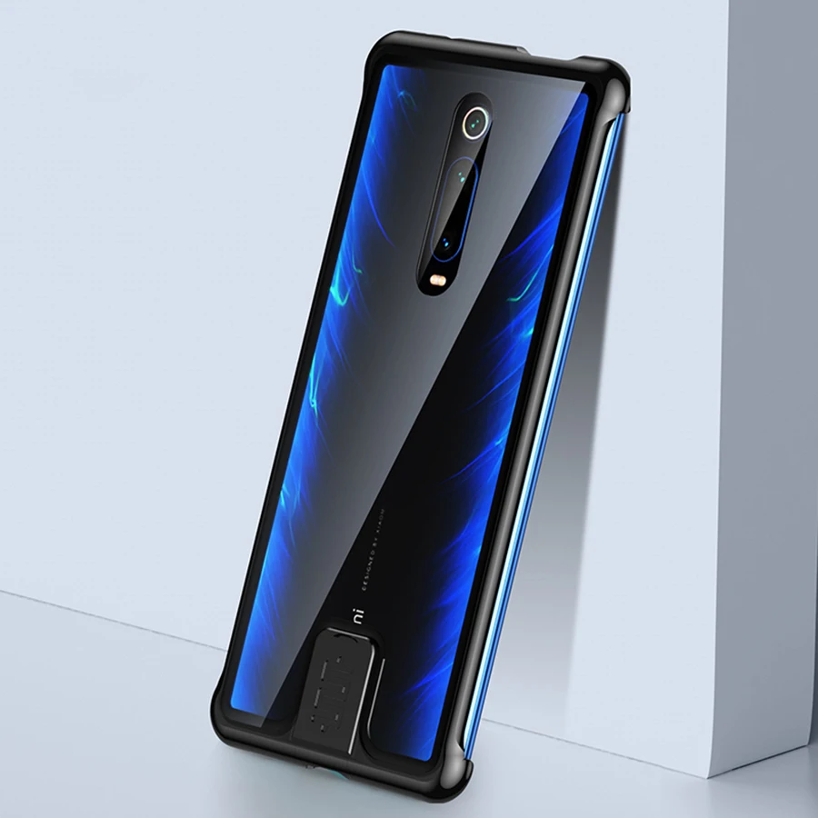 Black LeDun K20pro металлический бампер чехол для Xiao mi xaomi mi 9t mi 9t Pro mi 9tpro Red mi K20 Pro HD закаленное стекло задняя крышка Coque тонкий безрамочный - Цвет: Black LeDun