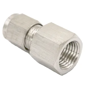 Подходящая трубка OD от 10 мм до 12 дюйма BSPP внутренняя резьба 304 из нержавеющей стали, пневматический Компрессионный фитинг