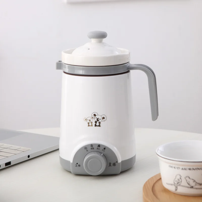 

Mini Electric Thermal Kettle Ceramics Water Heating Cup Milk Boiler Noodles Porridge Stew Pot Baby Food Slow Cooker Teapot 220V