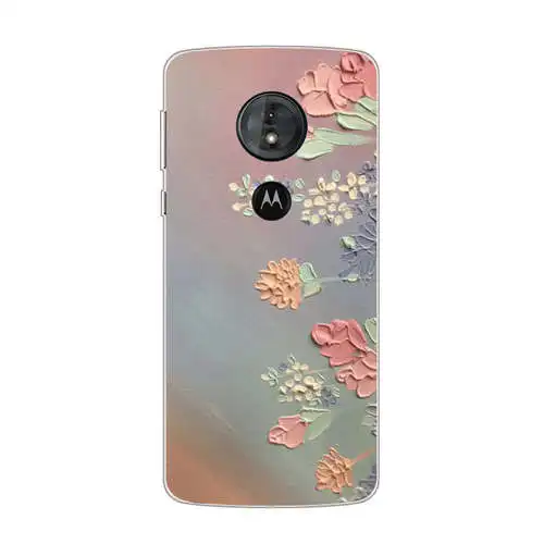 Чехол для Motorola Moto g6 play, силиконовая Мягкая задняя крышка из ТПУ с цветочным рисунком для Motorola Moto g6 plus, Защитные чехлы для телефонов - Цвет: LL02