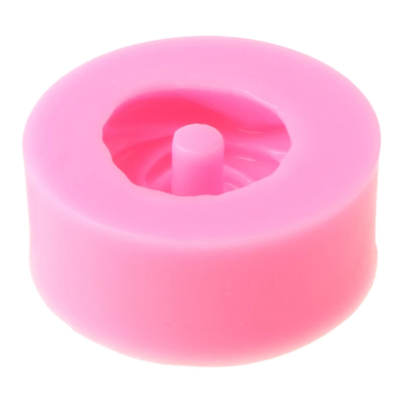 

95AB Shiny Handmade Epoxy Resin Mold Rose Flower Straws Topper Casting Silicone Mould DIY Crafts Jewelry Making Tool