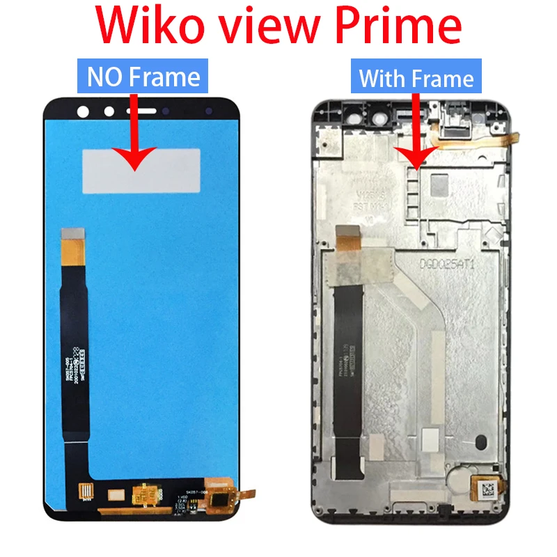 5 7 дюймов для Wiko View Prime ЖК дисплей с сенсорным экраном дигитайзер стекло|Экраны