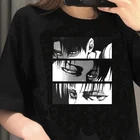 Футболка мужская с японским аниме атака на Титанов