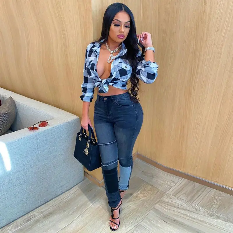 

Женские джинсы с высокой талией, темно-синие повседневные брюки-карго, модель Y2k большого размера