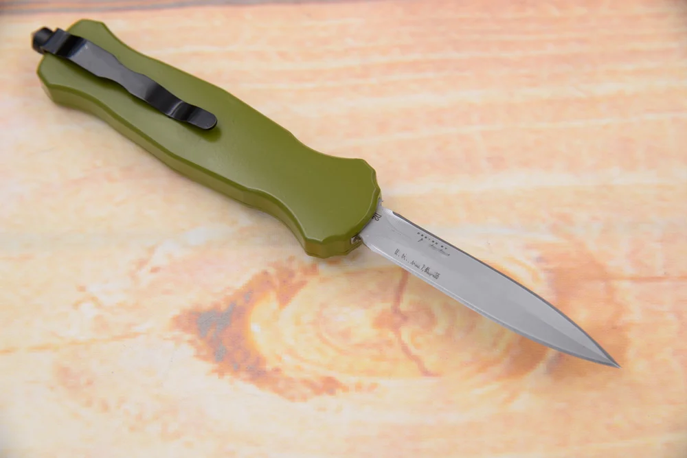 

JUFULE Small 3300 Zinc aluminum handle D2 blade outdoor camping hunting EDC dinner kitchen fruit Utility pocket EDC tool knife