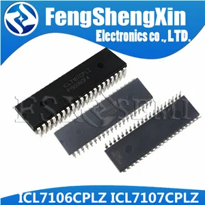 (2-5)pcslot  ICL7106CPLZ DIP40 ICL7106 DIP 7106CPLZ ICL7107CPLZ ICL7107 DIP-40 AD converter CMOS