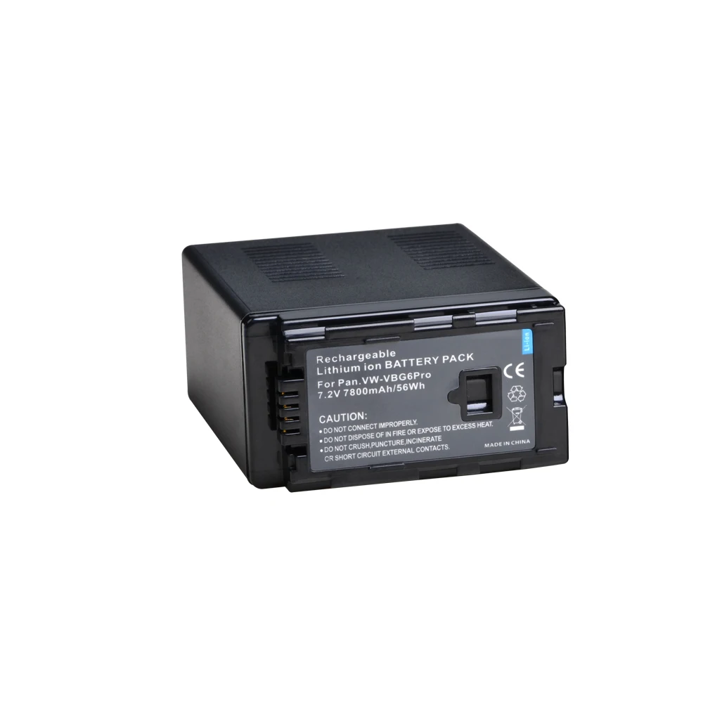 VW VBG6 Bateria VW-VBG6 VWVBG6 Battery with LED Power Indicatoor for Panasonic AG-AC7,AG-AC160A,AG-130,AG-AF100,AG-HMC154ER