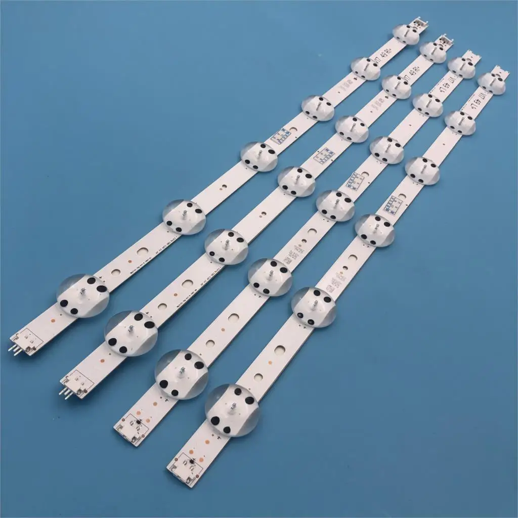 

1020mm New Kit 4 PCS LED strip For LIG 49UV340C 49UJ6565 49UJ670V V17 49 R1 L1 ART3 2862 2863 6916L-2862A 6916L-2863A tv parts