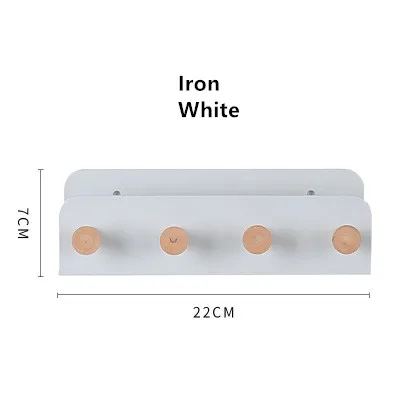 Iron White Пластиковый ключ держатель настенный крюк Домашнего декора вешалки Многофункциональная вешалка для ключей Держатель для ключа Настенный крючок брелок Хранение писем крючки на стену держатель для ключей - Цвет: Iron White