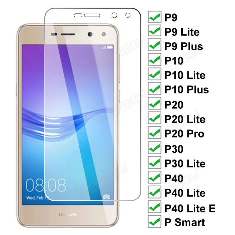 

Защитное стекло, закаленное стекло 9H для Huawei P9 Lite/P10 Plus/P smart 2019
