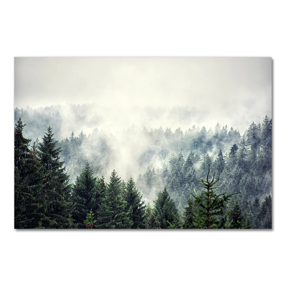 

Плакат Nordic Snowing Landscape AliPaint