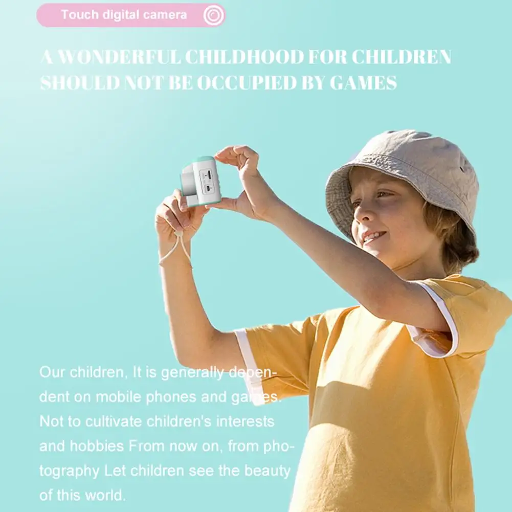 Новая детская камера 2 8 &quotips защита глаз экран HD сенсорный цифровой двойной