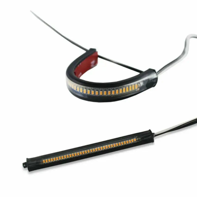 Универсальная СВЕТОДИОДНАЯ лента SMD для мотоцикла 2 шт. указатель поворота задний