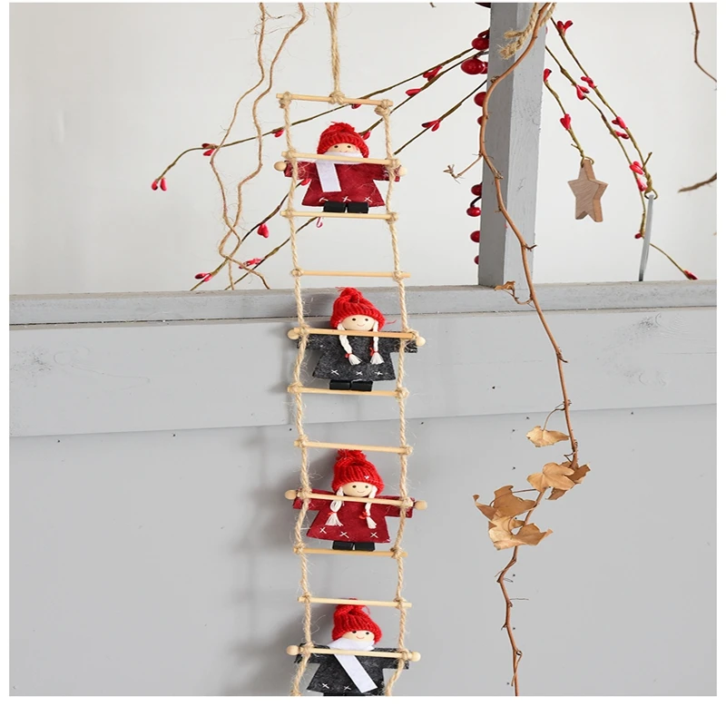 Рождественские украшения из шерстяного войлока Для мальчиков и девочек качели