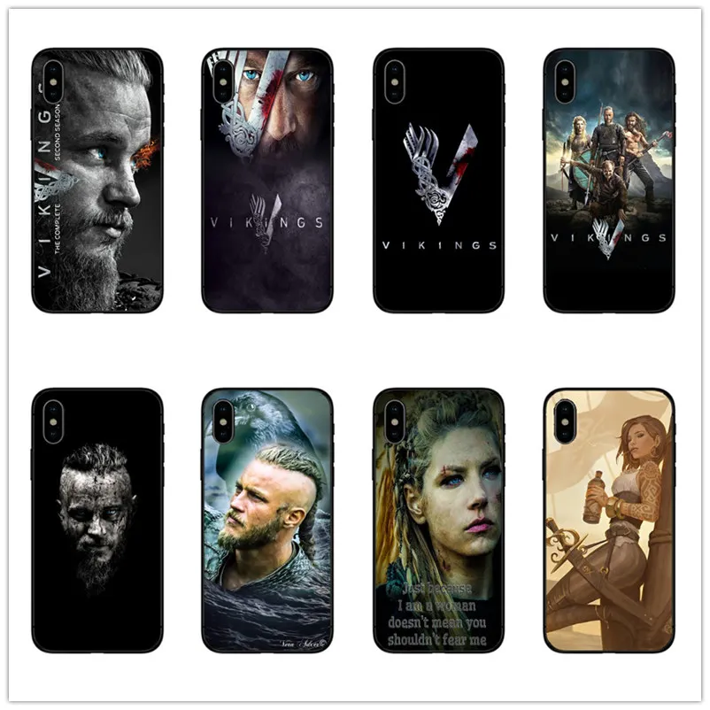 Ragnar Lothbrok Vikings Bling мягкий чехол для iPhone 12mini 12 pro 11 8 Plus 7 6S X Xs Max Xr 5s Se 2020 из ТПУ |