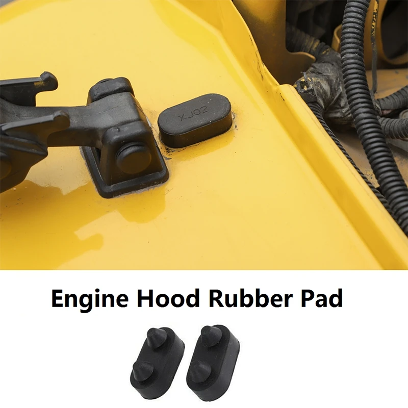Резиновая накладка на капот двигателя автомобиля для Jeep Wrangler TJ 1997-2006