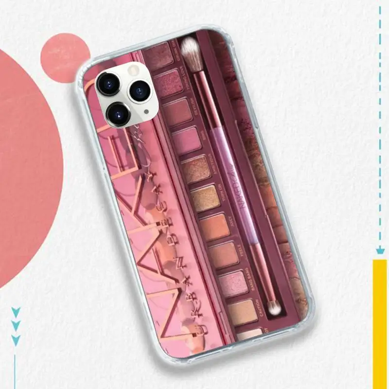 

Naked Palette Fashion Glam Makeup Phone Cases for iPhone 11 12 pro XS MAX 8 7 6 6S Plus X 5S SE 2020 XR