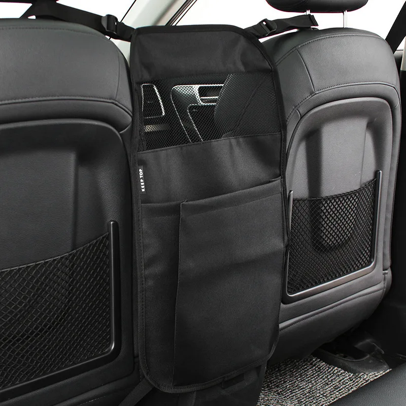 

Car seat central protective isolation net bag to receive bag Car Trunk Seat Back Folding Oxford Organiser Auto Travel Hanging