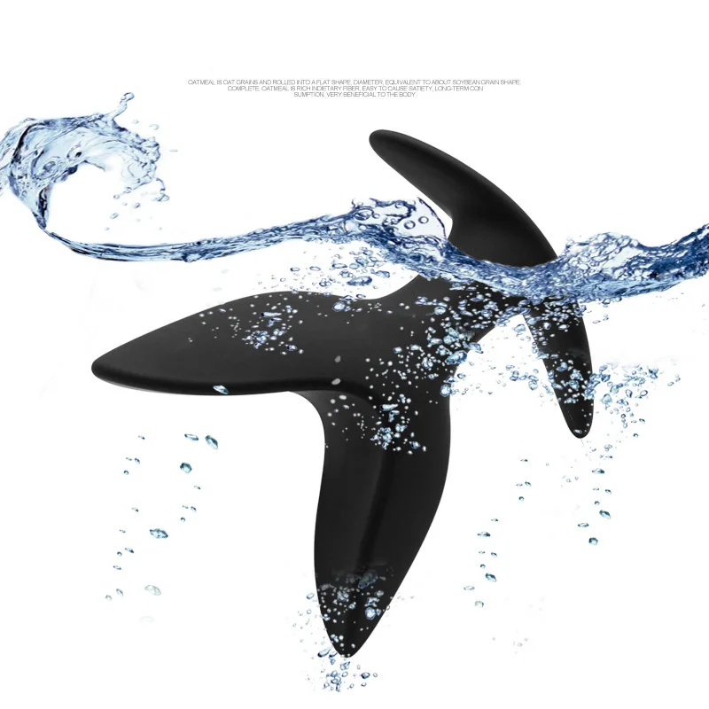 Анальная пробка анкерный анкер с открытым задником мягкий силиконовый массажный