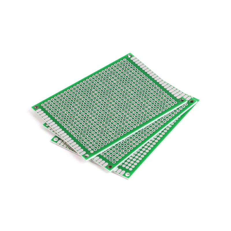 5PCS 4x6 5x7 6x8 7x9 Double Side Prototype PCB Universal Printed Circuit Board Protoboard For Arduino One side Welded plate |