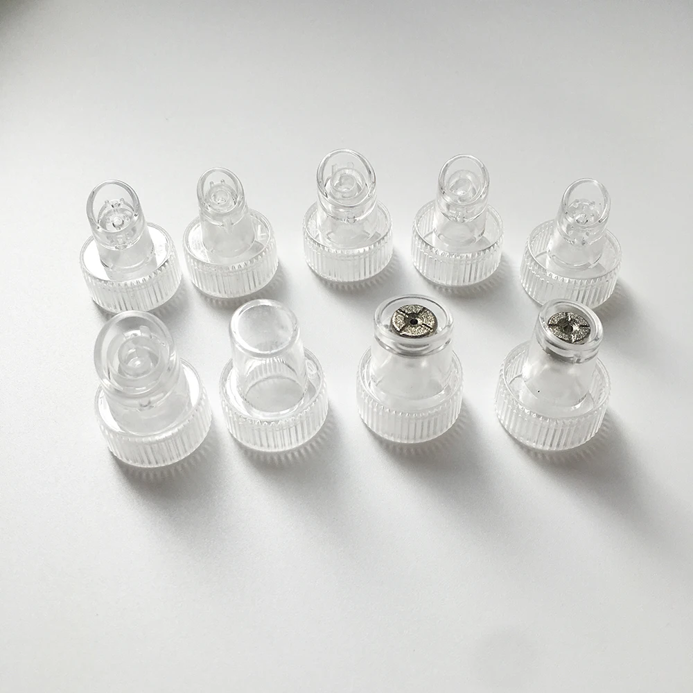 Сменный пластиковый наконечник Hydra для головы лица H2 O2 Кислородная Вода