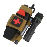outdoor first aid quick flashlight scissors hanging bag slow release buckle medical militarytactical emergency tourniquet strap