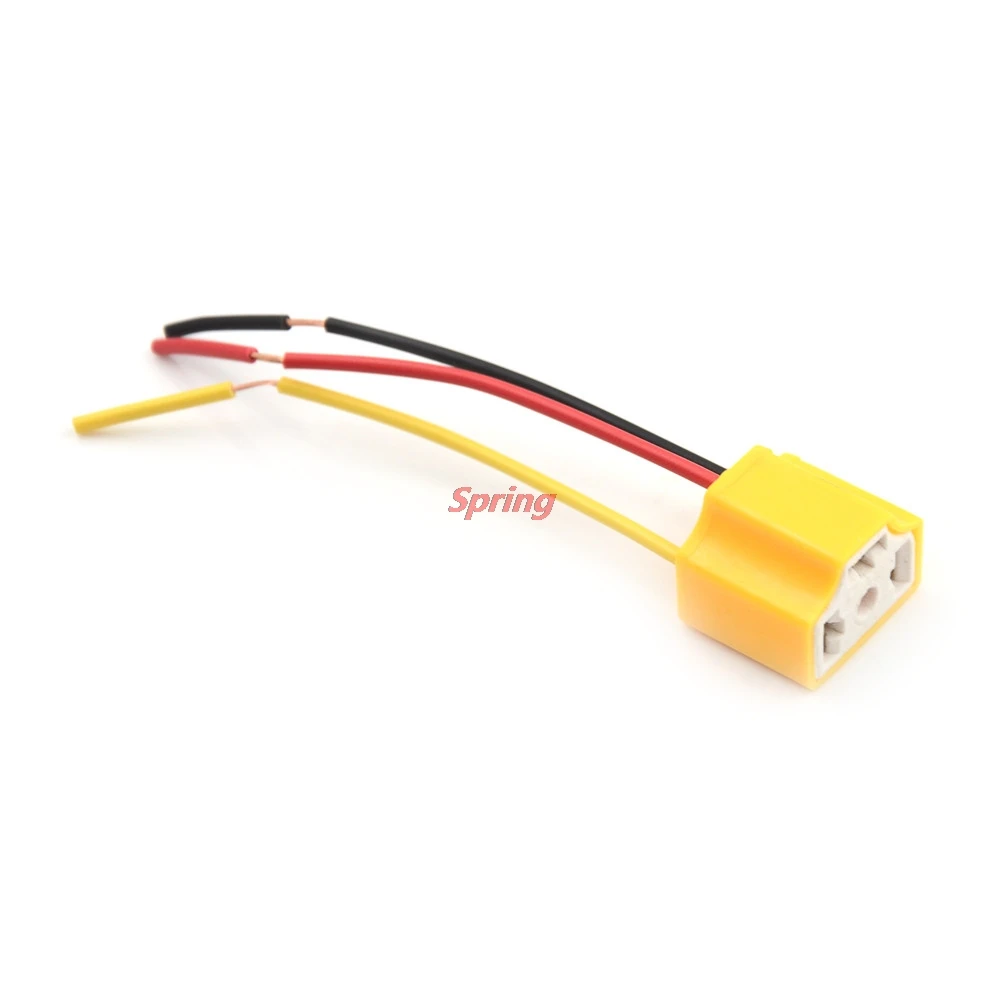 

Hot 2PCS H4 Car Truck Female Ceramic Heat Resistance Headlight Extension Connector Wire Socket Adapter Wiring Harness Plug 10cm
