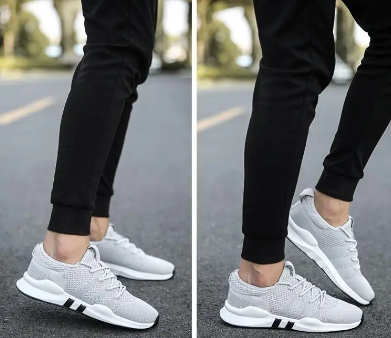 

2020 New Men Sneakers Men Casual Shoes Brand Men Shoes Male Mesh Flats Plus Big Size Loafers Breathable Slip On Spring Autumn