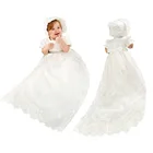 Платье для девочек, длинное, винтажное, для крещения, 1 год, дня рождения, свадьбы, крестин, Одежда для младенцев