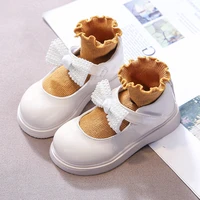 children fashion little leather shoes british style girls princess shoes student school dress shoes black beige white 2 11t