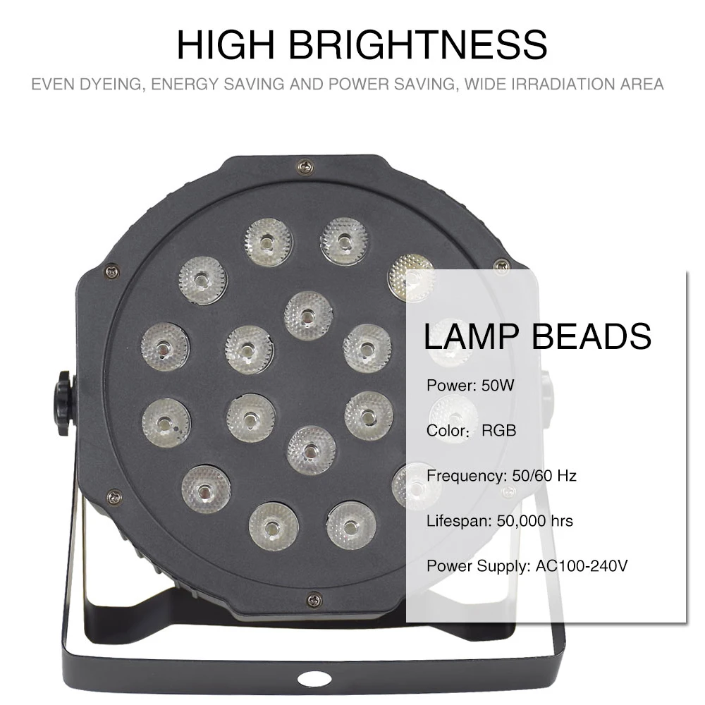 Светодиодный светильник RGB сценический DMX512 DJ оборудование для музыкального