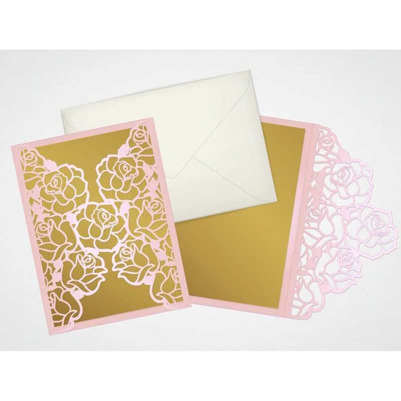 Металлические Вырубные штампы новинка 2020 ремесла с изображением роз цветов для